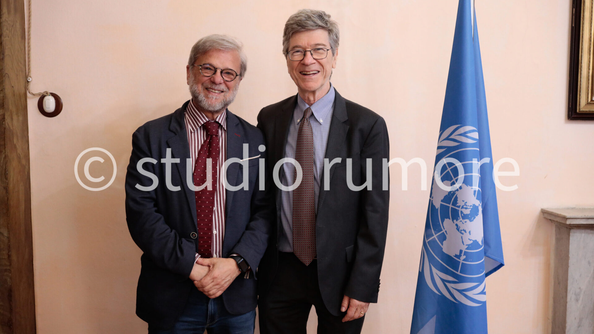 Jeffery Sachs Sergio Bellucci Upeace Geopolitica ed Europa Roma 2025